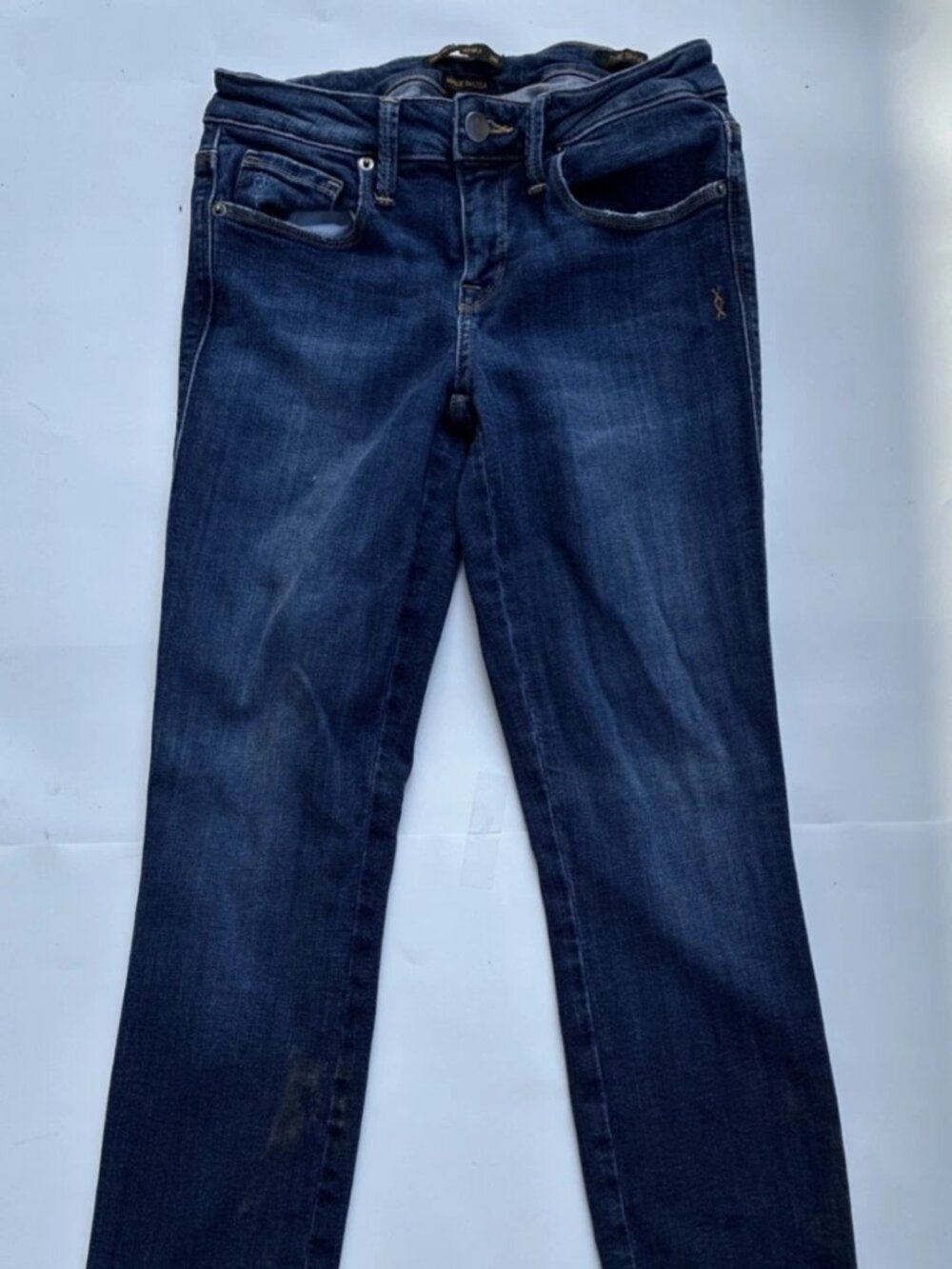 GENETIC DENIM Shya Cigarette Dark Wash Lightweight Denim Slim Jeans Sz 26